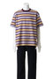 【MEN】【SCYE BASICS】Striped Cotton Piquet  Tシャツ サイ/サイベーシックス/Scye/SCYE BASICS