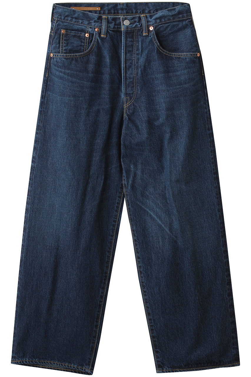 サイ/サイベーシックス/Scye/SCYE BASICSの【UNISEX】【SCYE BASICS】オーガニックコットン デニムバギージーンズ Used Wash(インディゴ/5726-83536)