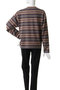 【UNISEX】【SCYE BASICS】マルチストライプド コットン ロングスリーブ Tシャツ サイ/サイベーシックス/Scye/SCYE BASICS