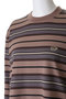 【UNISEX】【SCYE BASICS】マルチストライプド コットン ロングスリーブ Tシャツ サイ/サイベーシックス/Scye/SCYE BASICS