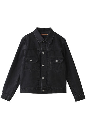 サイ/サイベーシックス/Scye/SCYE BASICSの【UNISEX】【SCYE BASICS】Selvedge ブラックデニムジャケットTYPE2
