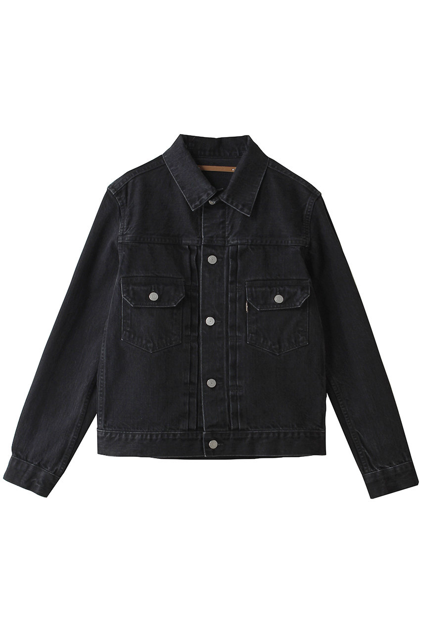 サイ/サイベーシックス/Scye/SCYE BASICSの【UNISEX】【SCYE BASICS】Selvedge ブラックデニムジャケットTYPE2(クロ/5726-63508)