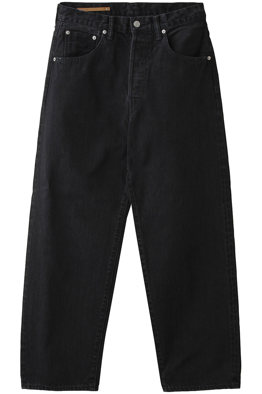 サイ/サイベーシックス/Scye/SCYE BASICSの【UNISEX】【SCYE BASICS】Selvedge ブラックデニム バギージーンズ(クロ/5726-83509)