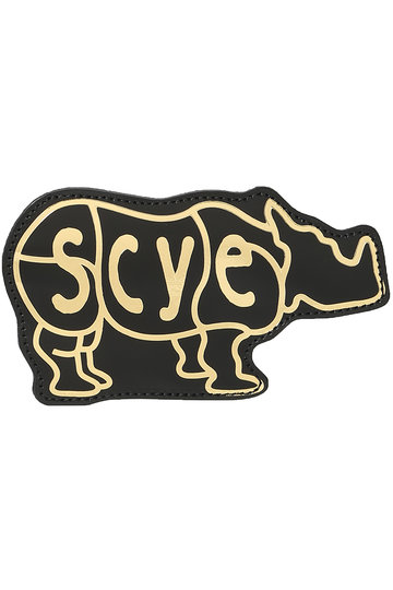 Scye/SCYE BASICS サイ/サイベーシックス 【予約販売】【UNISEX】パテントレザーライノコインパース ブラック