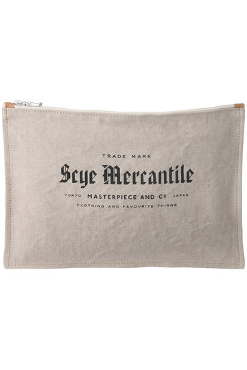 Scye/SCYE BASICS サイ/サイベーシックス 【UNISEX】【Scye Mercantile】リネンポーチL ナチュラル