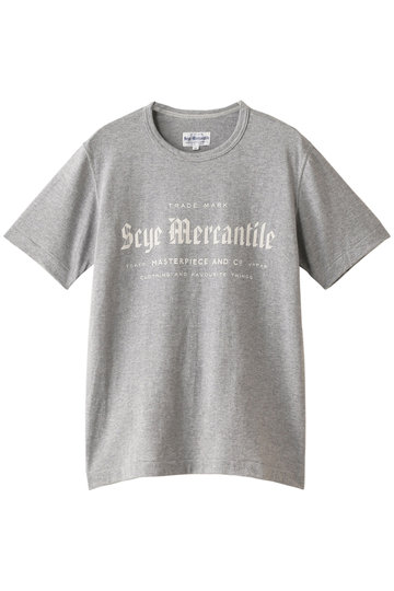 Scye/SCYE BASICS サイ/サイベーシックス 【UNISEX】【Scye Mercantile】ロゴTシャツ/TOPグレー グレー