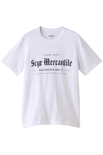 Scye/SCYE BASICS サイ/サイベーシックス 【UNISEX】【Scye Mercantile】ロゴTシャツ オフ