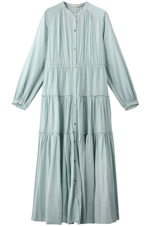 ヌキテパ/ne Quittez pasのコットンボイルフロントオープンドレス