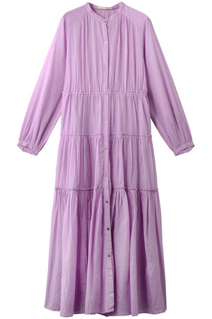 ヌキテパ/ne Quittez pasのコットンボイルフロントオープンドレス