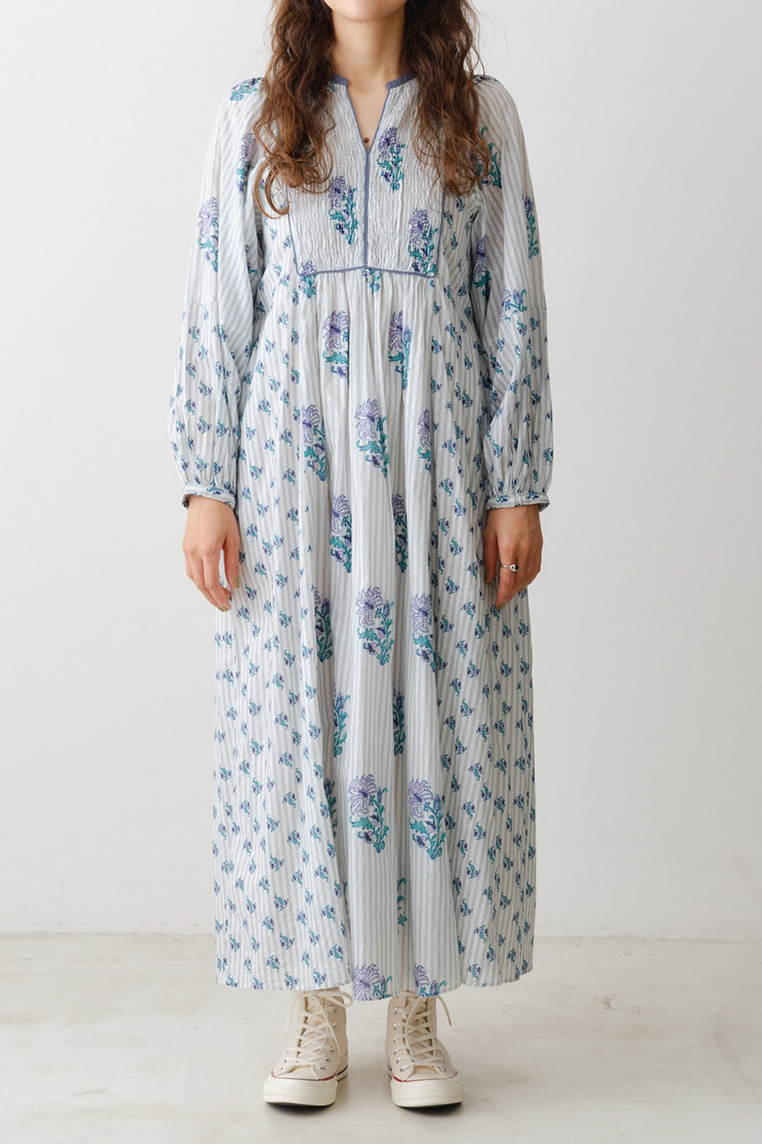 ne Quittez pas(ヌキテパ)｜COTTON JACQUARD LILY プリント
