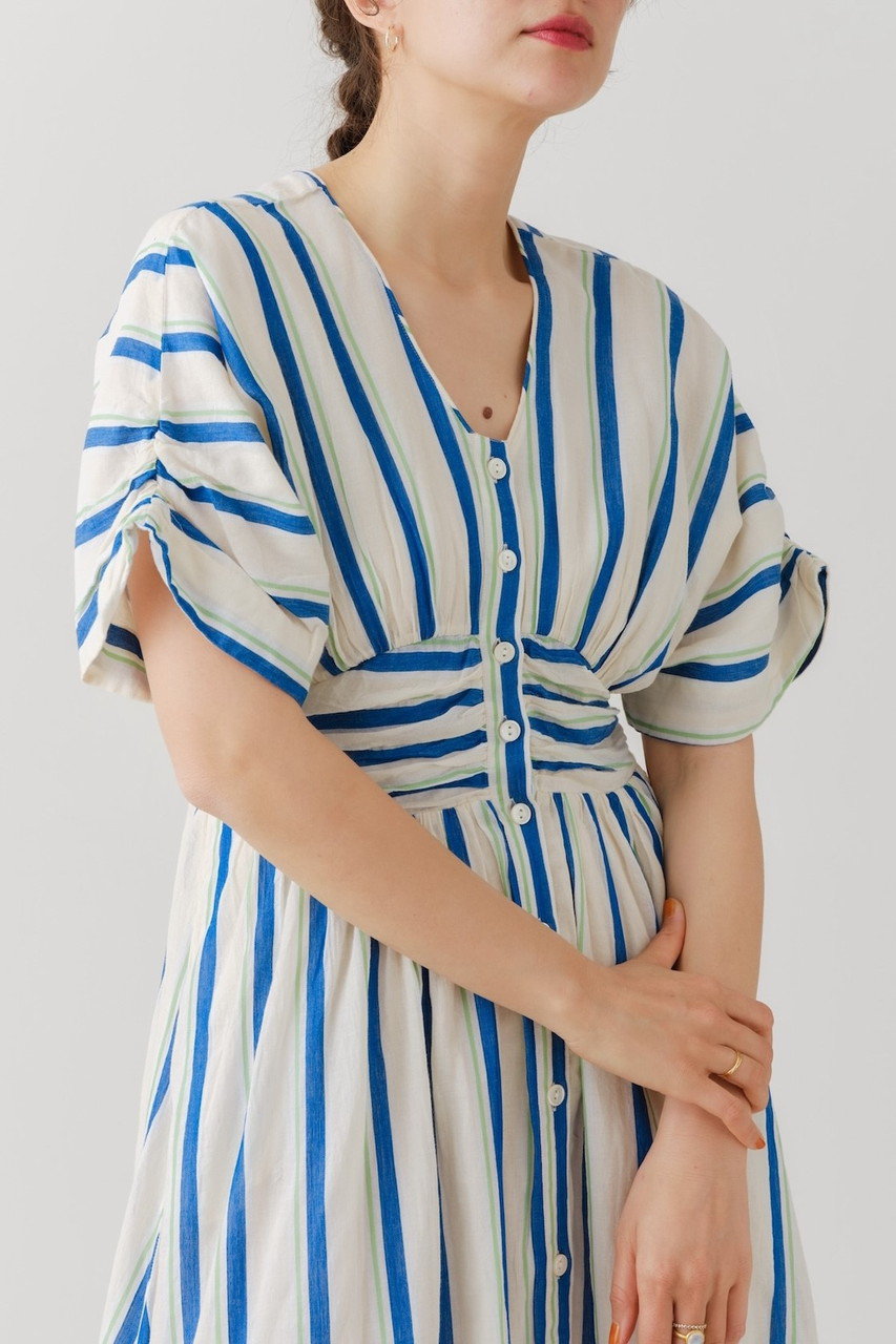 ne Quittez pas(ヌキテパ)｜COTTON VOILE STRIPE ウエスト