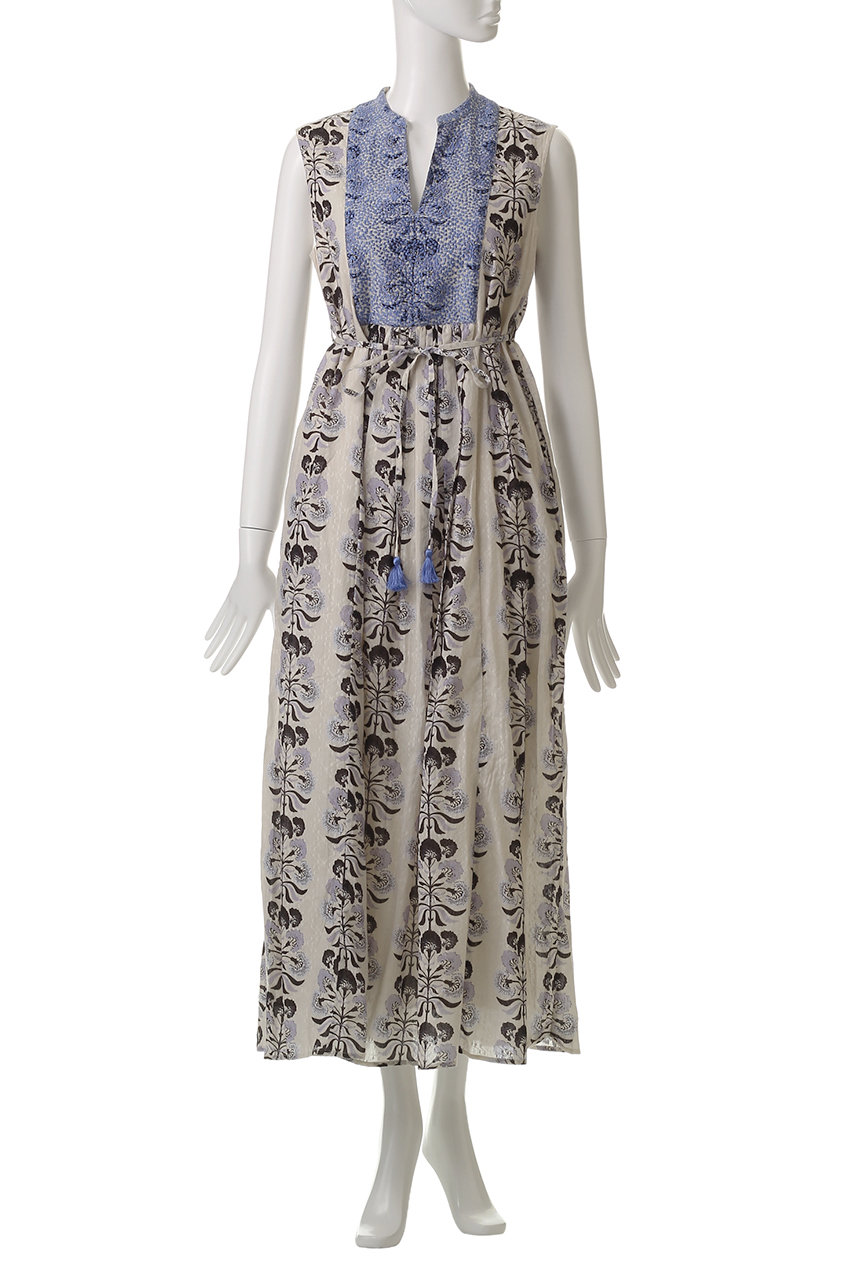 JOHN French Scenic Printed Dress ジョン フレンチ プリント