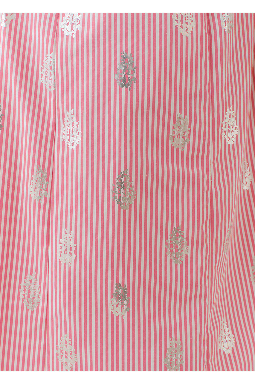 ne Quittez pas(ヌキテパ)｜COTTON POPLIN STRIPE ホイル プリント