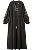 CRIMP COTTON ANGLAIS エンブロイダリー ドレス