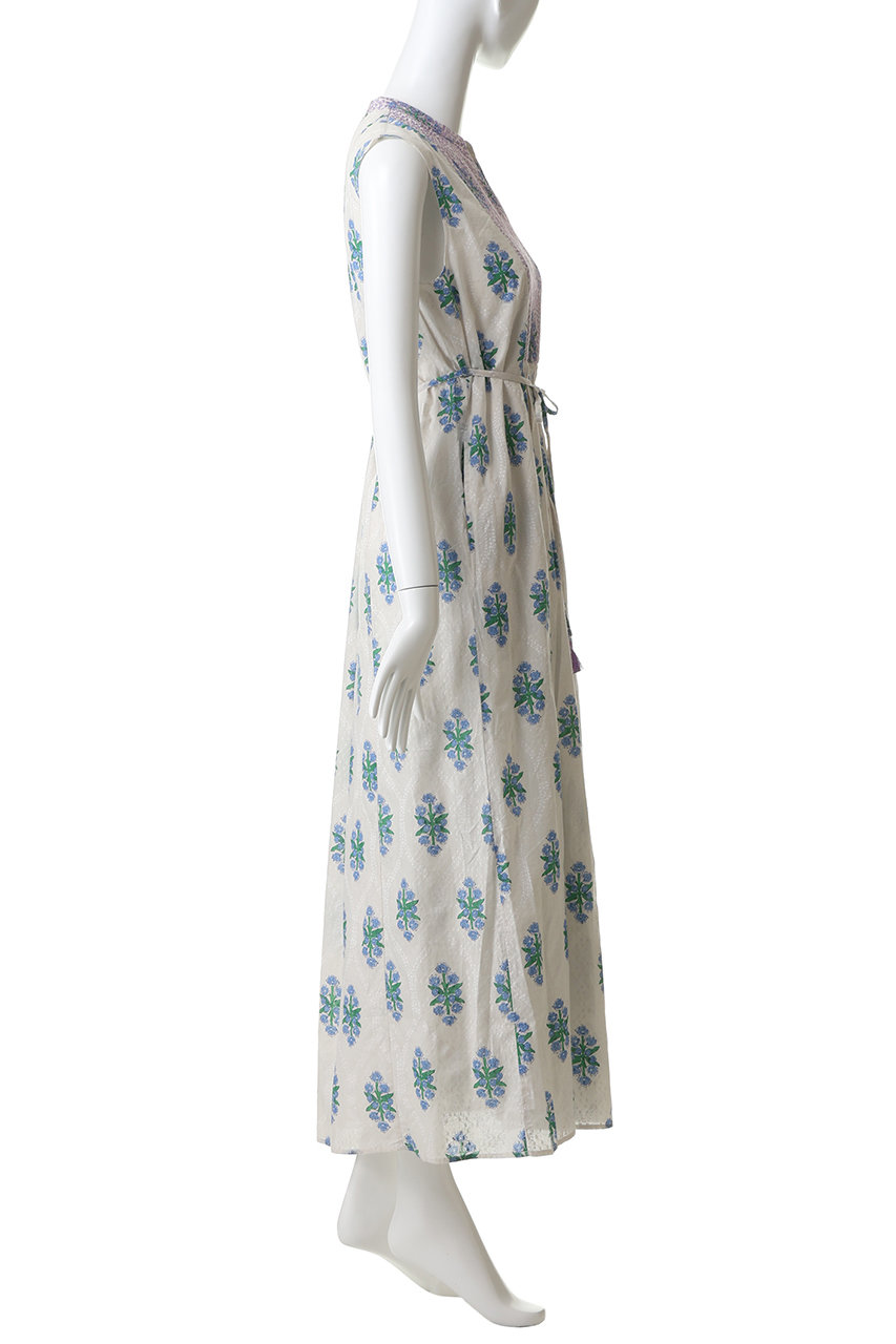 ne Quittez pas(ヌキテパ)｜Cotton Jacquard Iberis print Embroidery