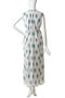 Cotton Jacquard Iberis print Embroideryノースリーブドレス ヌキテパ/ne Quittez pas