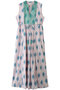 Cotton Jacquard Iberis print Embroideryノースリーブドレス ヌキテパ/ne Quittez pas ピンク