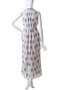 Cotton Jacquard Iberis print Embroideryノースリーブドレス ヌキテパ/ne Quittez pas