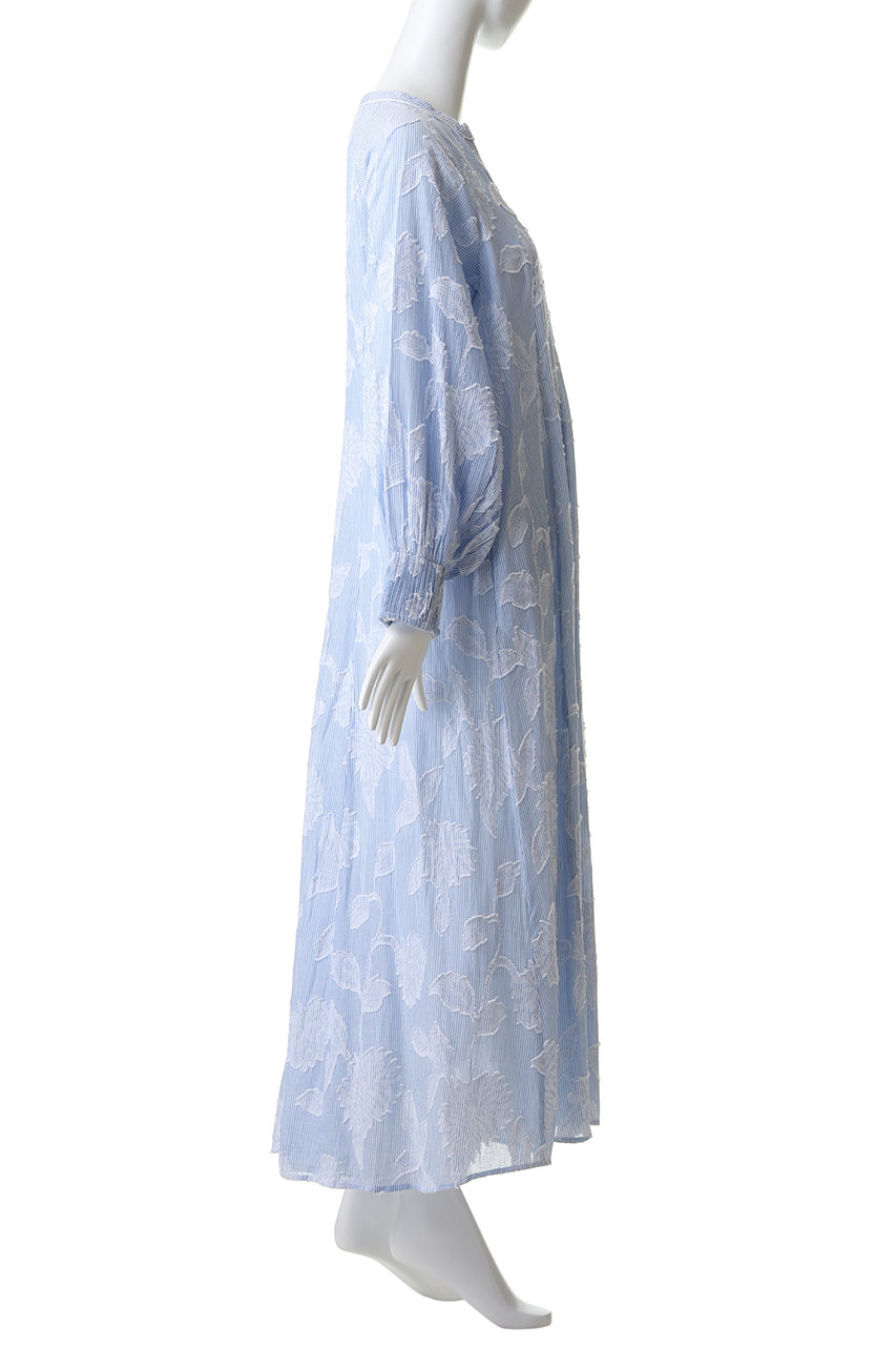 ne Quittez pas(ヌキテパ)｜Cotton Stripe Flower Jacquard フレア