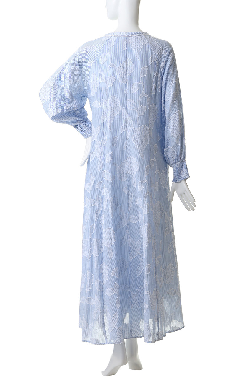 ne Quittez pas(ヌキテパ)｜Cotton Stripe Flower Jacquard フレア