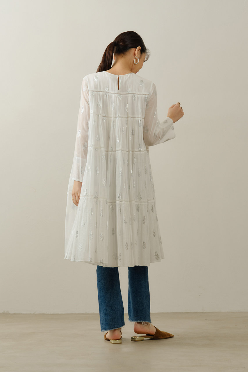 ne Quittez pas(ヌキテパ)｜Cotton Voile Foil Flower Print