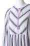 Cotton Voile  Stripe ギャザードレス ヌキテパ/ne Quittez pas