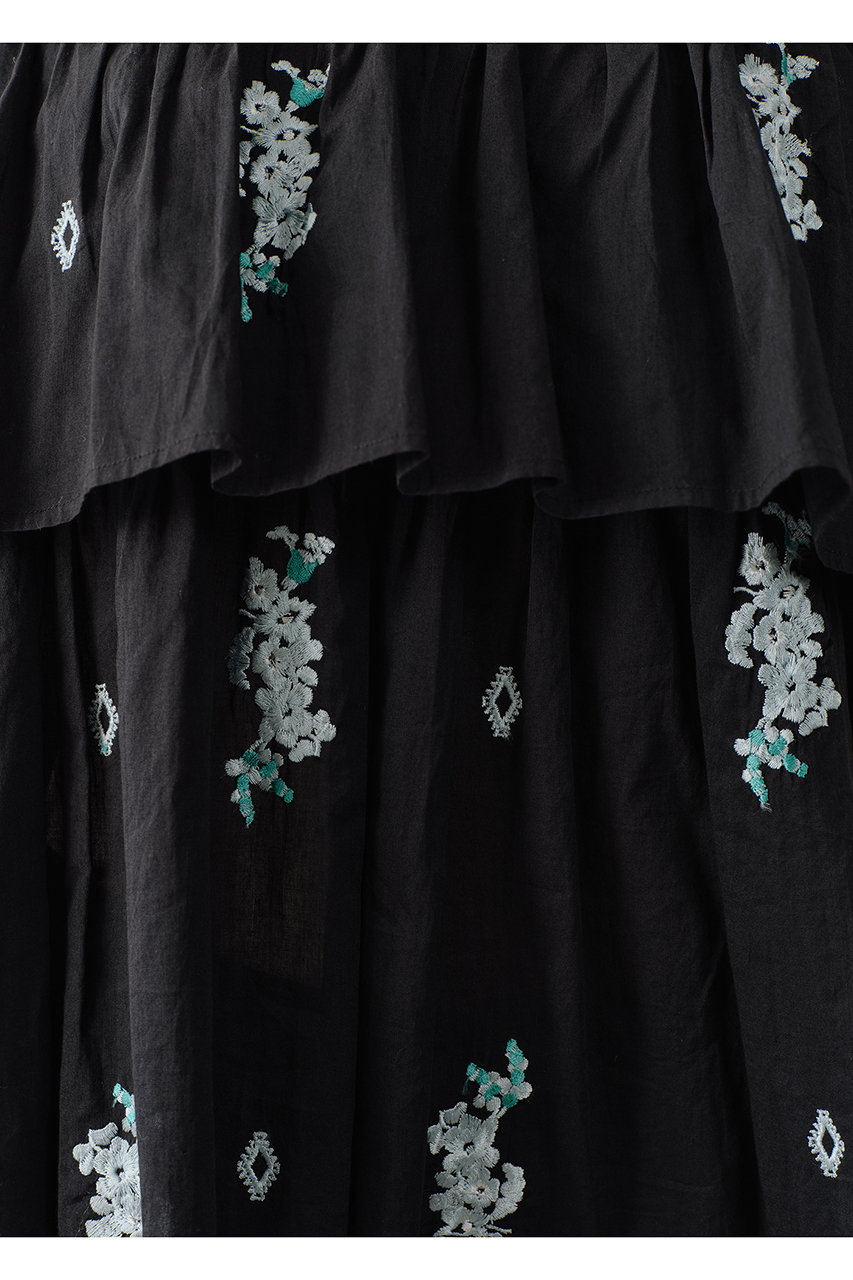 ne Quittez pas(ヌキテパ)｜Cotton Voile Jasmine Embroidery