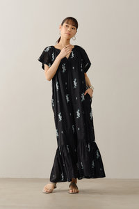 ne Quittez pas(ヌキテパ)｜Cotton Voile Jasmine Embroidery