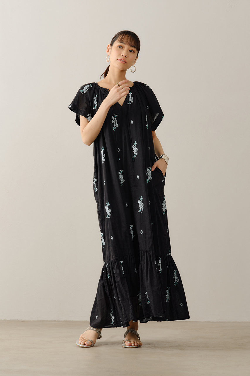 ne Quittez pas(ヌキテパ)｜Cotton Voile Jasmine Embroidery ショート