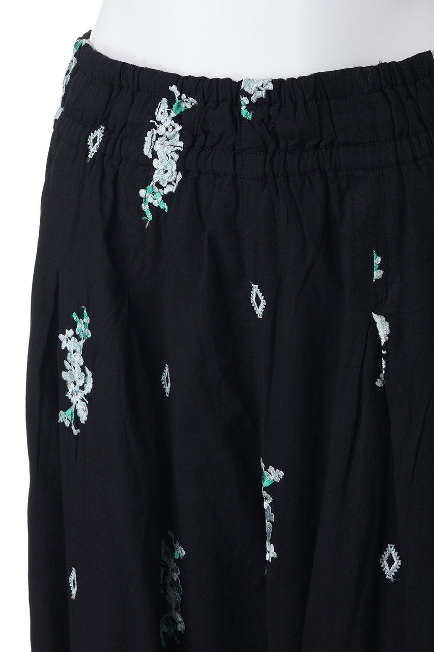 ne Quittez pas(ヌキテパ)｜Cotton Voile Jasmine Embroidery ギャザー