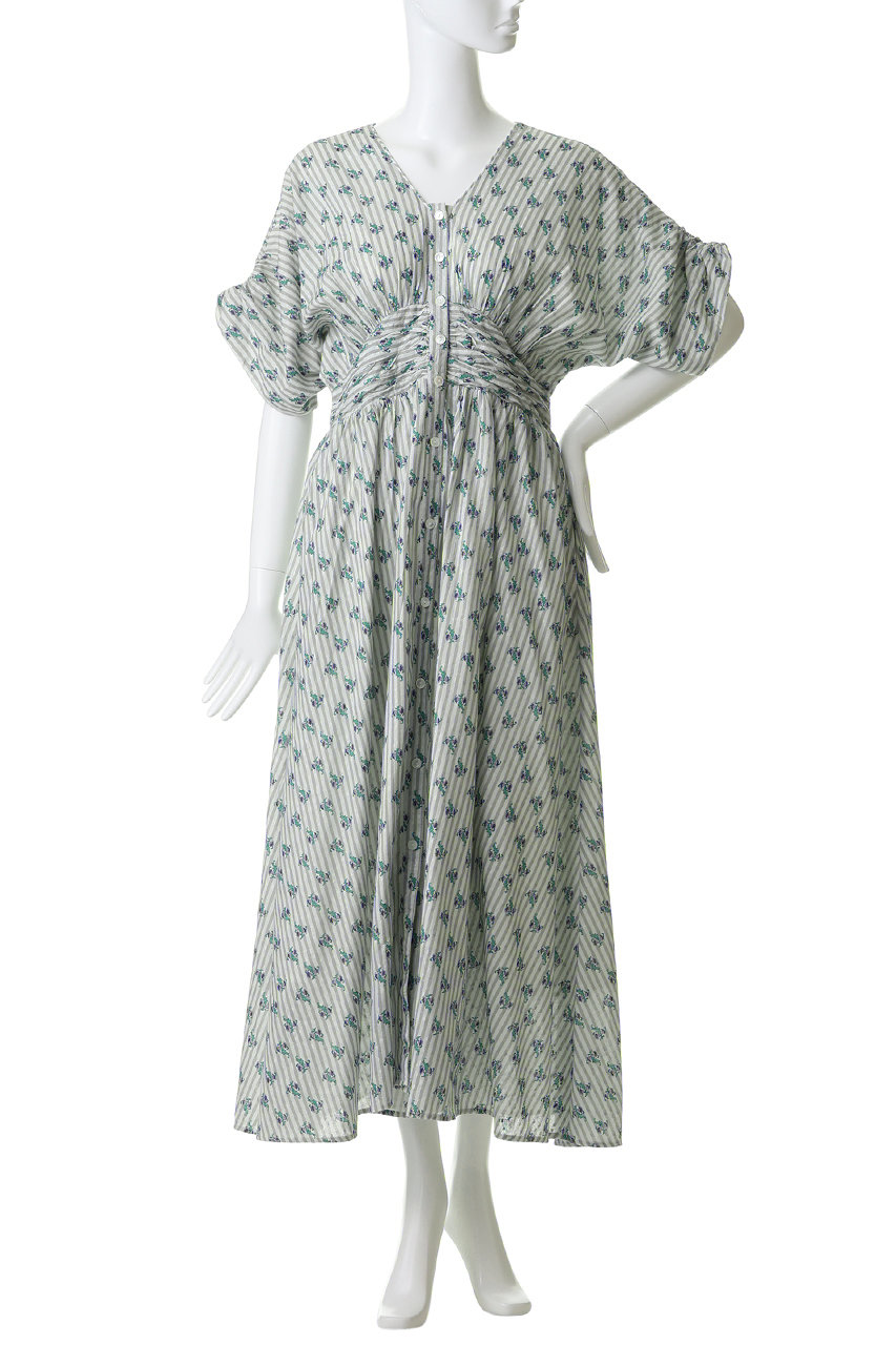 ne Quittez pas(ヌキテパ)｜Cotton Jacquard Stripe Small Flower