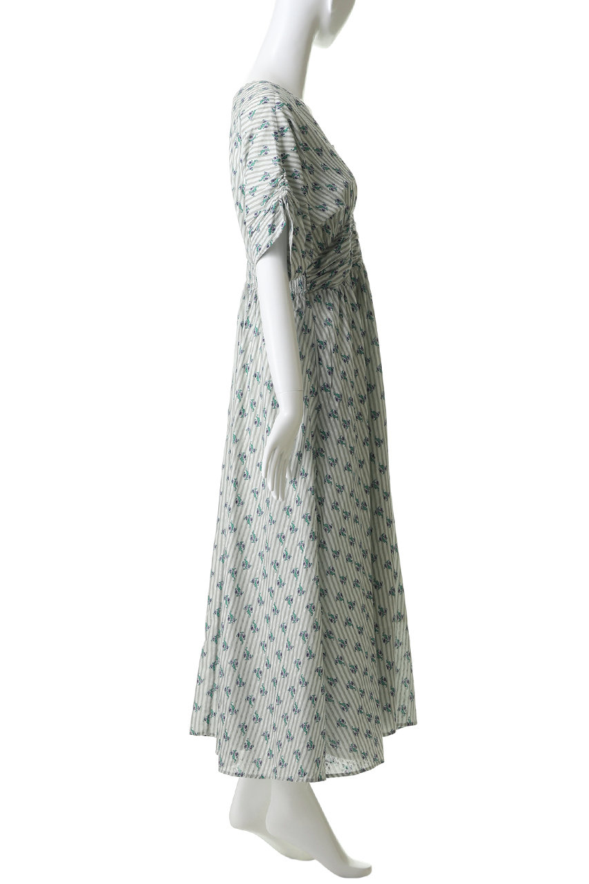 ne Quittez pas(ヌキテパ)｜Cotton Jacquard Stripe Small Flower