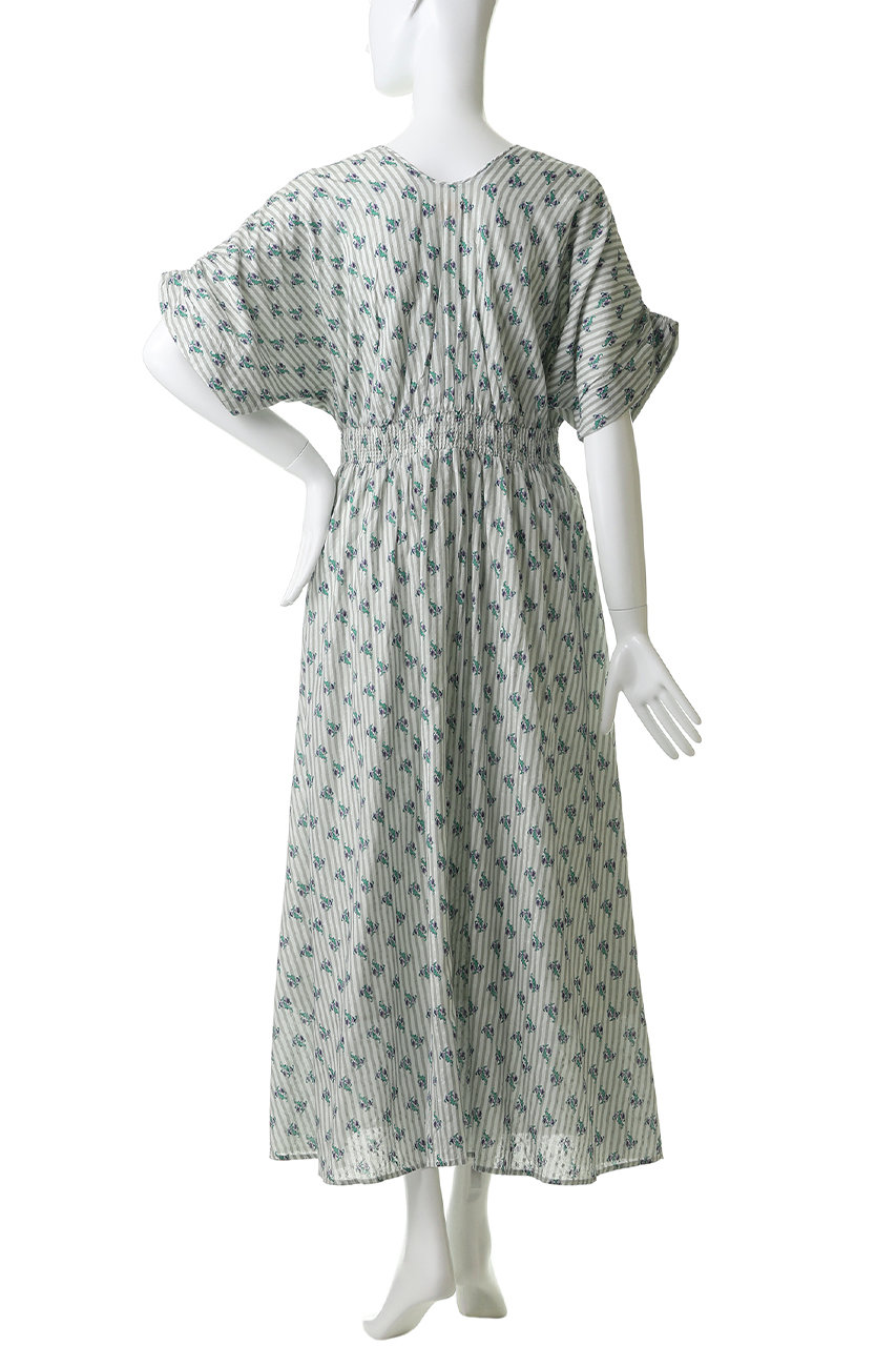 ne Quittez pas(ヌキテパ)｜Cotton Jacquard Stripe Small Flower