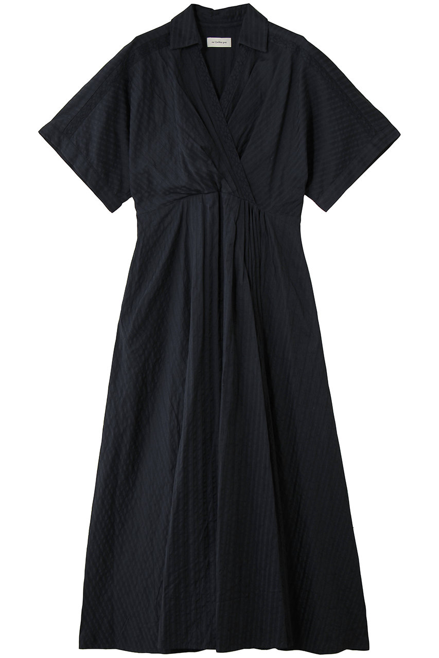 ヌキテパ/ne Quittez pasのPoplin シャツドレス(ネイビー/010461FJ1)