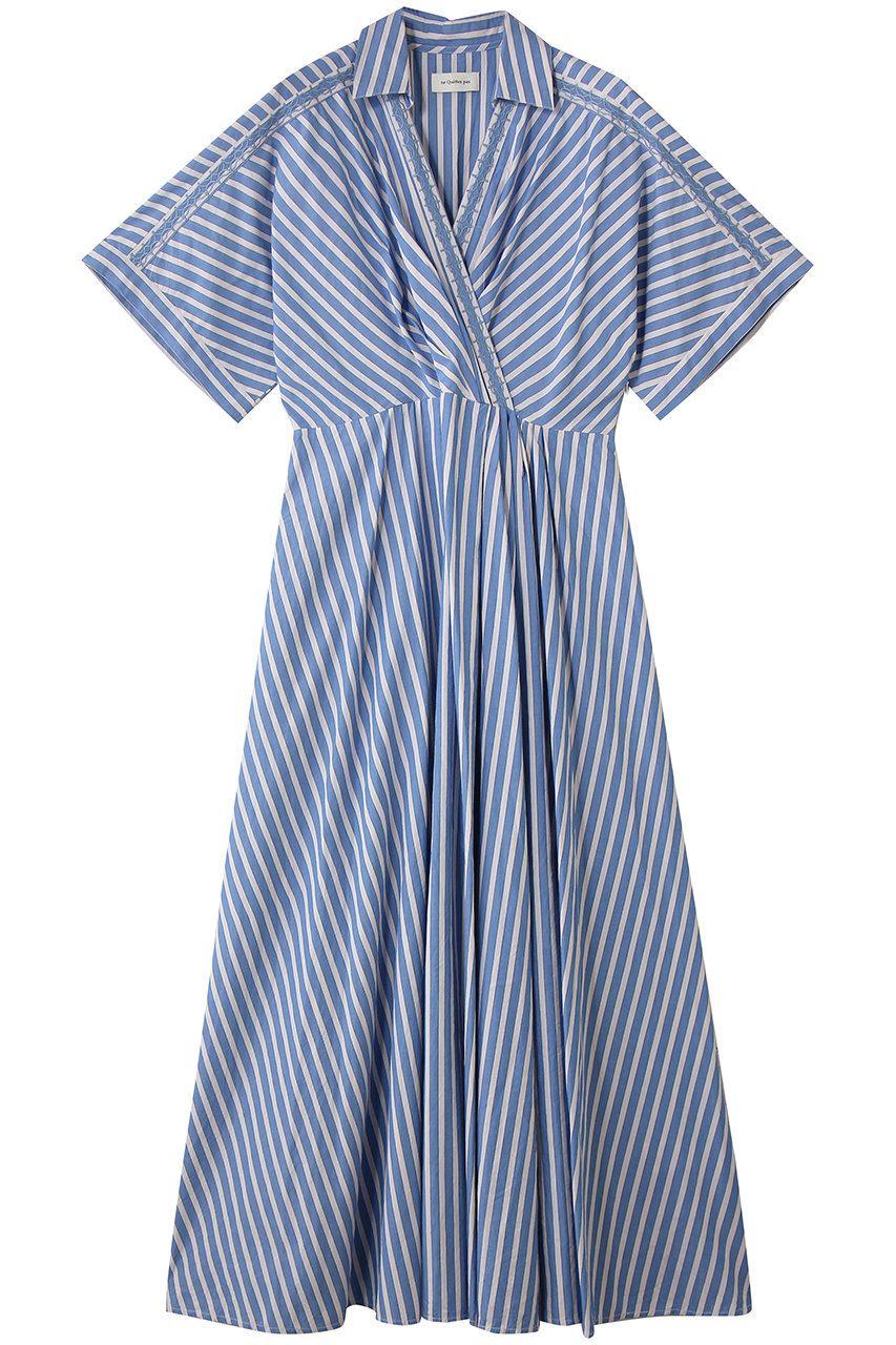 ヌキテパ/ne Quittez pasのPoplin シャツドレス(ストライプ/010461FJ1)