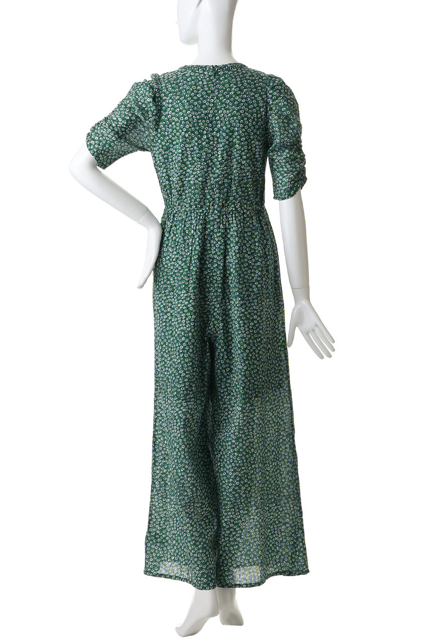 ne Quittez pas(ヌキテパ)｜Cotton Dobby Stripe Flower Print