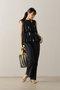Multi Stripe メッシュ トートバッグ ポーチ付き ヌキテパ/ne Quittez pas