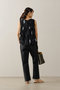 Multi Stripe メッシュ トートバッグ ポーチ付き ヌキテパ/ne Quittez pas