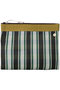 Multi Stripe メッシュ トートバッグ ポーチ付き ヌキテパ/ne Quittez pas
