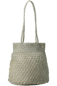 ne Quittez pas(ヌキテパ)｜METALLIC MACRAME BIG トートバッグ
