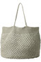METALLIC MACRAME BIG トートバッグ ヌキテパ/ne Quittez pas