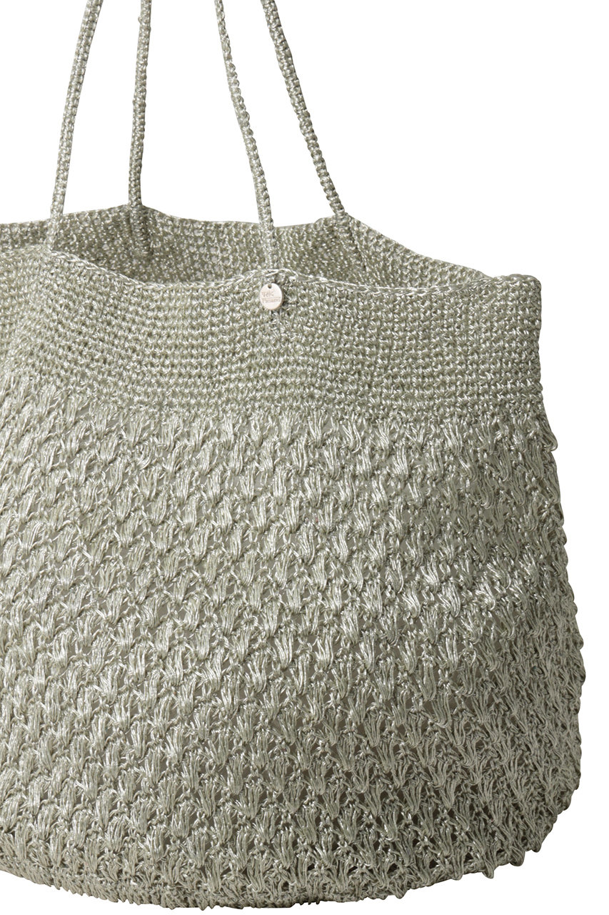 ne Quittez pas(ヌキテパ)｜METALLIC MACRAME BIG トートバッグ