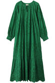 Cotton Voile Lupina Cifre ロングスリーブドレス