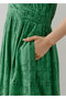Cotton Voile Lupina Cifre ノースリーブドレス ヌキテパ/ne Quittez pas