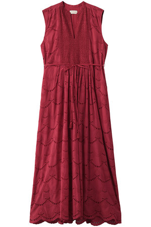 ヌキテパ/ne Quittez pasのCOTTON VOILE DOT HEMLA ノースリーブドレス(110500/110503)