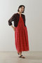 COTTON VOILE DOT HEMLA ノースリーブドレス ヌキテパ/ne Quittez pas