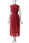 COTTON VOILE DOT HEMLA ノースリーブドレス ヌキテパ/ne Quittez pas