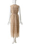 COTTON VOILE DOT HEMLA ノースリーブドレス ヌキテパ/ne Quittez pas
