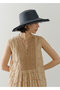 COTTON VOILE DOT HEMLA ノースリーブドレス ヌキテパ/ne Quittez pas