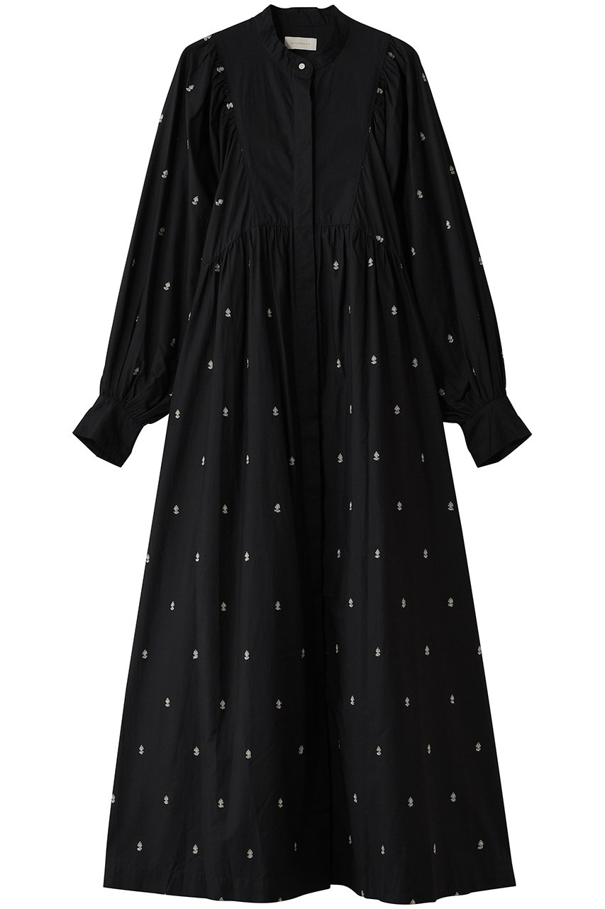 Fine Poplin Bindi ギャザーシャツドレス